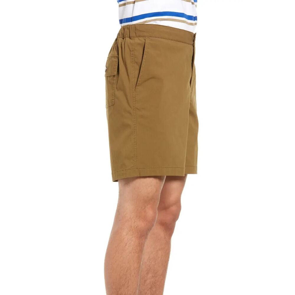 Treasure & Bond Olive Green Mid Rise Slim Fit Elastic Waist Shorts NWT Size XL - Picture 3 of 12